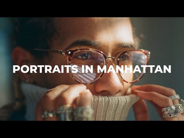 Portrait Shoot in Manhattan | Sony A7iii & Mamiya RZ67 #Shorts