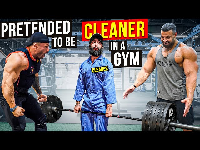 Elite Powerlifter Pretended to be a CLEANER #8 | Anatoly GYM PRANK