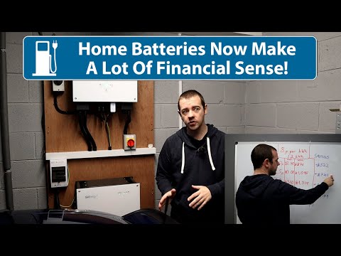 Home Batteries Now Make A Lot Of Financial Sense!
