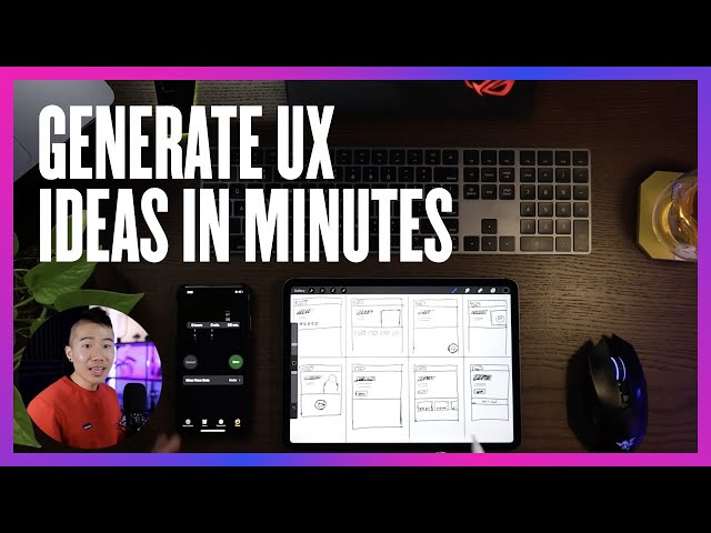 UX Design Framework: Crazy 8s (Single & Team Examples)