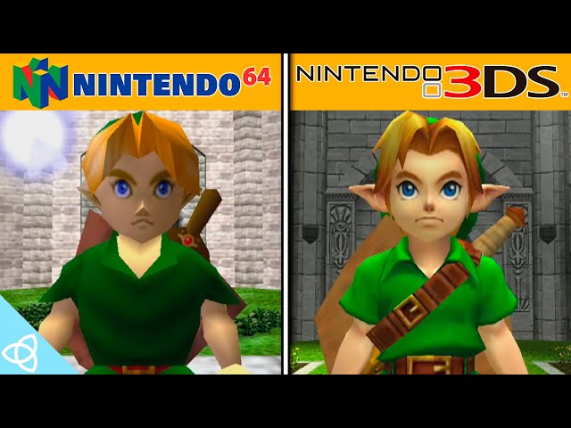 The Legend of Zelda: Ocarina of Time - Nintendo 64 Original vs. 3DS Remake | Side by Side