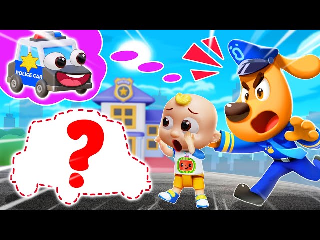 Who Took the Police car Song? 🚔 | CoComelon Play with Toys & Nursery Rhymes & Kids Songs