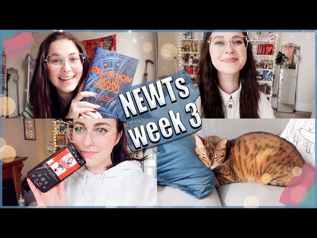 N.E.W.T.s Reading Vlog: week 3! Recursion, Tea Dragon Society & other stuff 😊