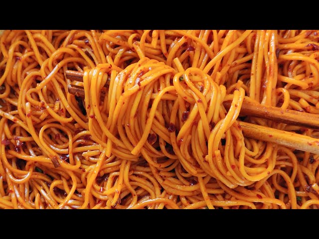 Hot and Spicy Noodles Recipe 🔥