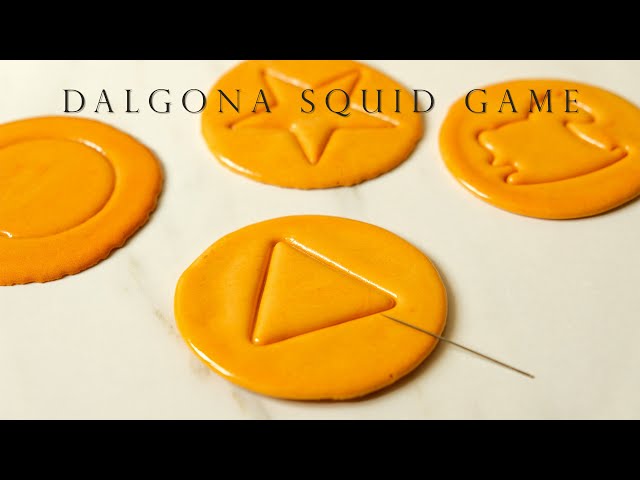 How to make Dalgona from Squid Game┃Korean Candy