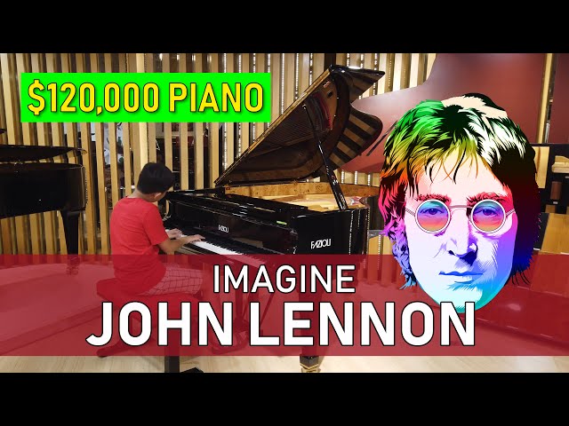 John Lennon Imagine on $120K Fazioli Grand Piano in Hong Kong Cole Lam