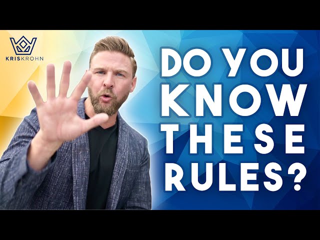 Top 5 Rules for Real Estate Investing