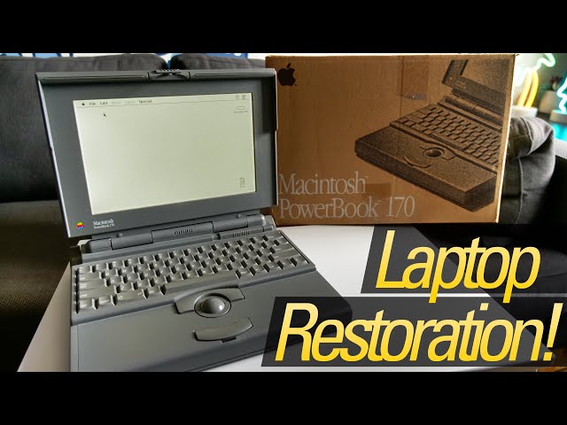 Restoring an In-Box Apple PowerBook from 1991!