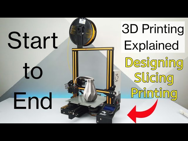 3D PRINTER BASICS | How to Design, Slice and Print | Explained