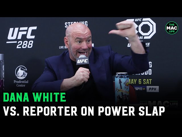 Dana White vs. Reporter on Power Slap: “You know who’s laughing? This guy!”