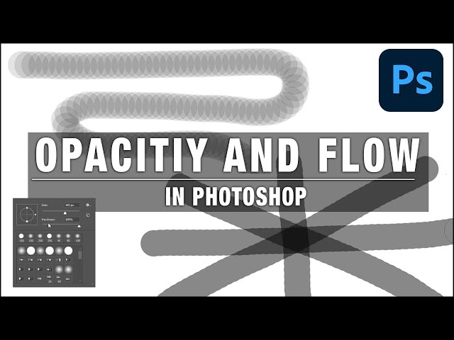 Opacity in Photoshop Explained – and why you need to use it with Flow