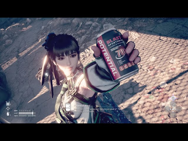 STELLAR BLADE (FULL VERSION CENSORED (NO SKIN SUIT) IN KOREAN) CAN DRINK COMMERCIAL EVE!
