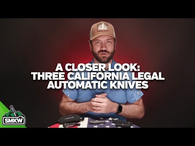 A Closer Look: Three California Legal Automatic Knives