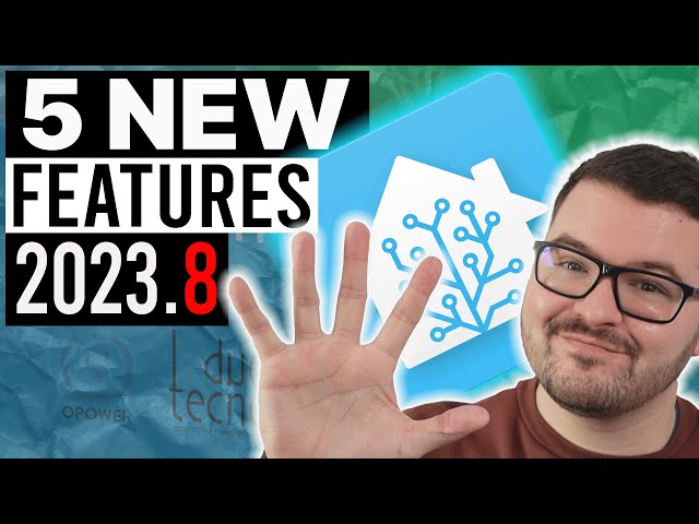 5 New Features in 2023.8 (Home Assistant)