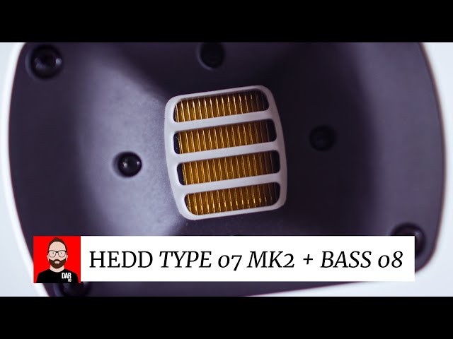 STUDIO SOUND at home with HEDD's TYPE 07 MK2 actives + BASS 08 subwoofer