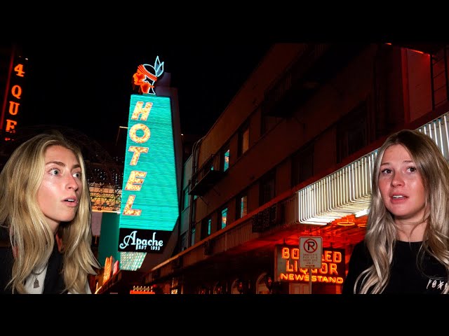 OVERNIGHT In The Most Haunted Hotel In Las Vegas... *demonic* | Hotel Apache |
