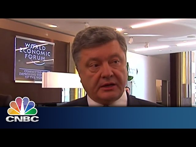 Ukraine President Poroshenko on Russia Terrorism | Davos 2015 | CNBC International