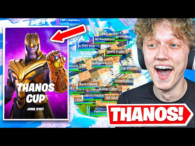 THANOS IS ACTUALLY BACK IN FORTNITE... (Thanos Skin)