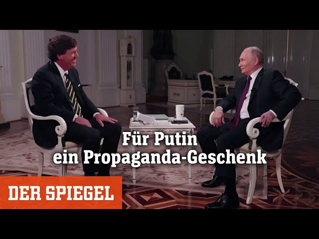 Tucker Carlson beim Kreml-Chef: Putins Show für das amerikanische Publikum | DER SPIEGEL