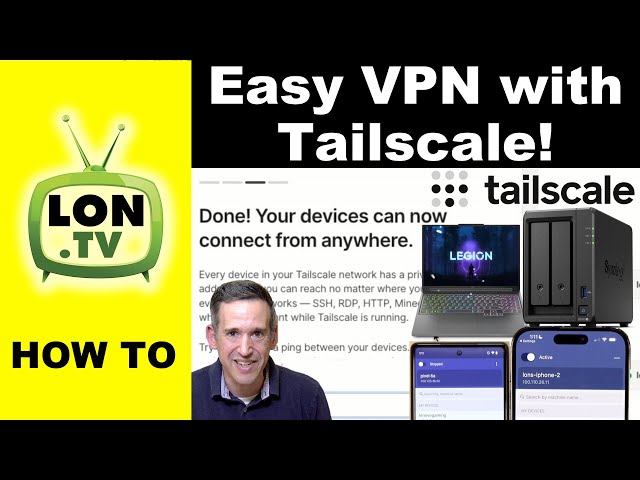 Tailscale is the Easiest Personal VPN Solution - Securely connect to your home devices remotely !