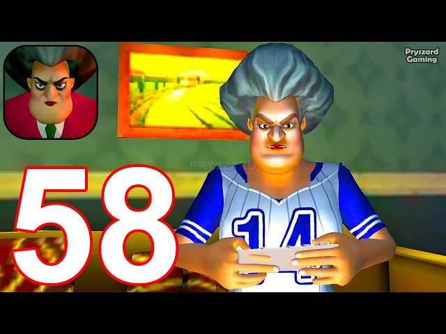 Scary Teacher 3D - Gameplay Part 58 - Suns Out Funs Out - Strike That - Miss T Pranked Again
