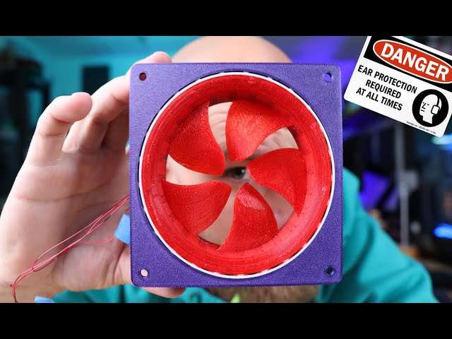 I made a HUBLESS PC fan and it’s so loud!