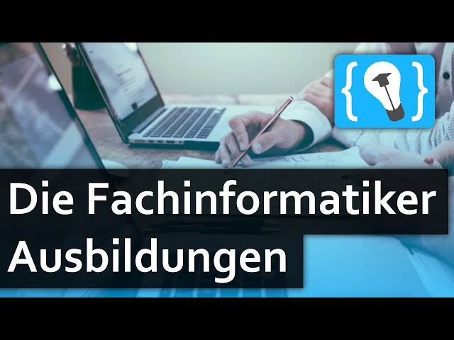 Die Fachinformatiker Ausbildungen - Anwendungsentwicklung und Systemintegration!