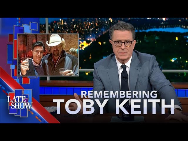 Forever Grateful For Toby Keith - Stephen Colbert Bids Farewell To A Country Music Legend