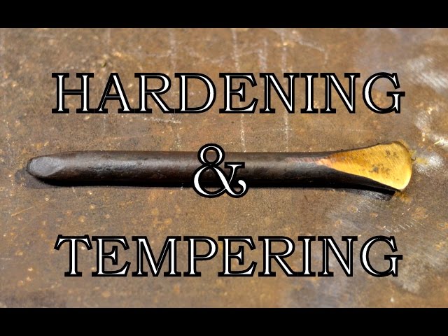 Hardening and Tempering a Chisel