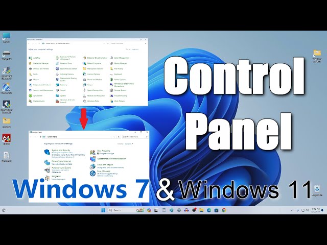 ✅Where is the Control Panel located in Windows 11 the same as in Windows 7 ➡️ Video tutorial