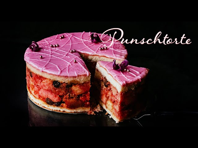 Punschtorte - Pastel de Ponche - Punch Cake