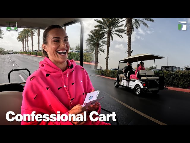 They're WEIRDER This Year?! | CONFESSIONAL CART 24 ft. Sabalenka, Tsitsipas, Collins & More!