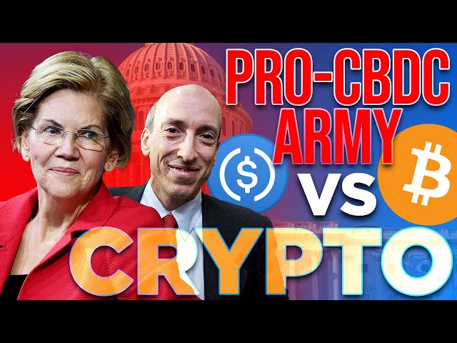 Elizabeth Warren Demands More Crypto Taxes 🚨 Pro-CBDC Army vs Stablecoins