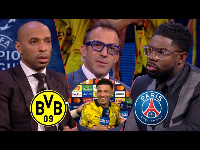 Dortmund vs PSG 1-0 Thierry Henry, Richards & Del Piero Debate Sancho's Performance | All Interview