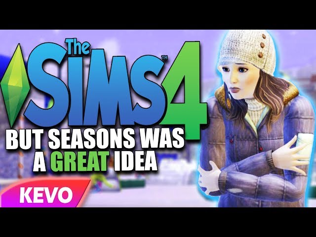 Sims 4 but seasons was a GREAT idea