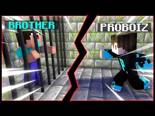 SAVING MY YOUNGER BROTHER IN MINECRAFT