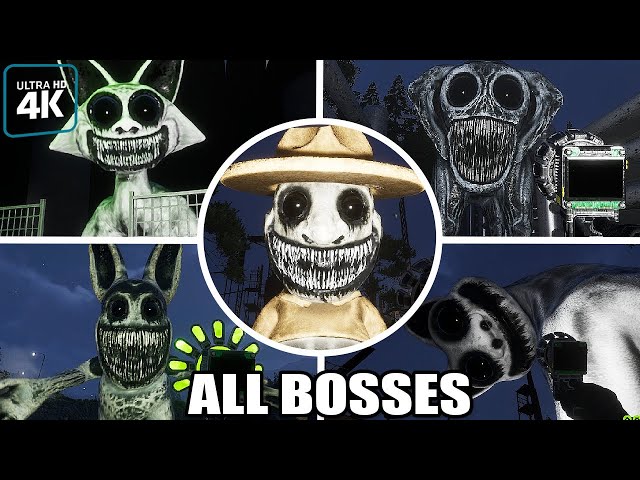 ZOONOMALY - All Bosses/Jumpscares + True Ending (With Cutscenes) 4K 60FPS UHD PC