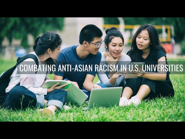 How does anti-Asian racism impact Chinese students in the U.S.?