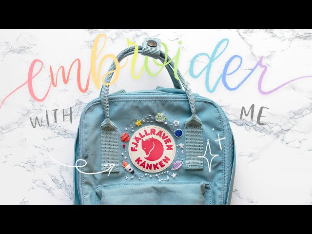 embroider my kanken with me! (ft. a Q&A)