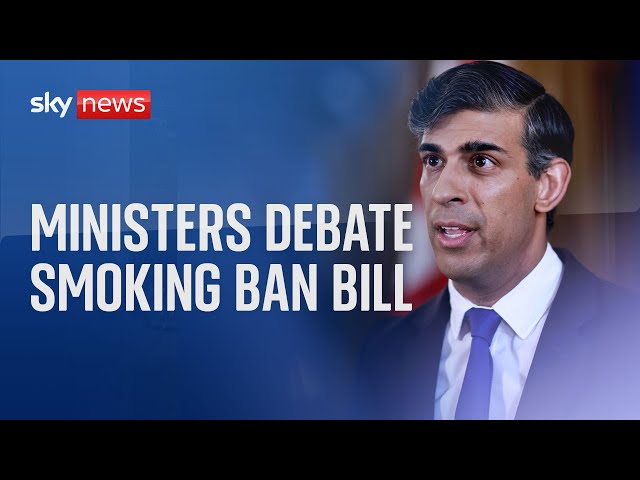 Watch live: Rishi Sunak faces Tory rebellion over 'smoke-free generation' bill in the Commons