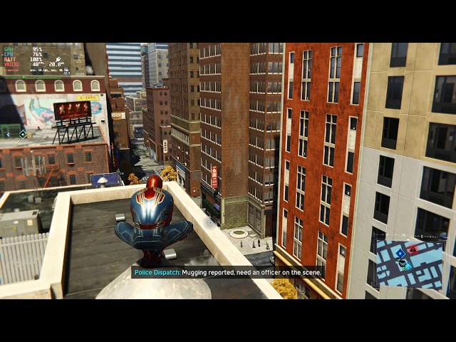 Spider-Man Remastered on Steam Deck (direct capture) + Xbox controller, hello again