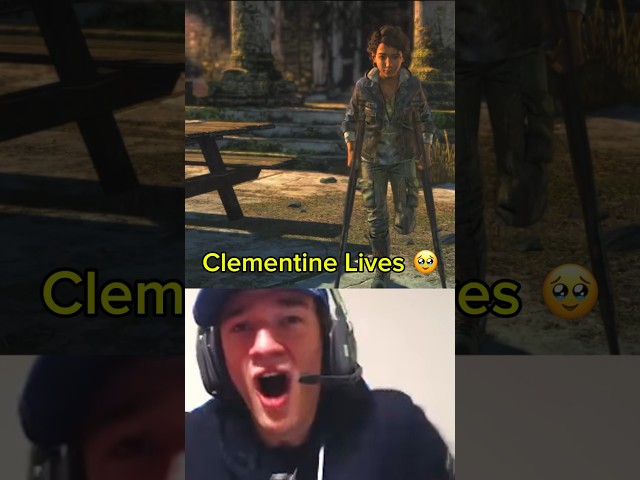 CLEMENTINE LIVES MOST EMOTIONAL REACTION (The Walking Dead)