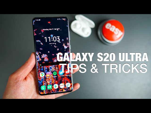 GALAXY S20 ULTRA: 25+ Tips and Tricks!