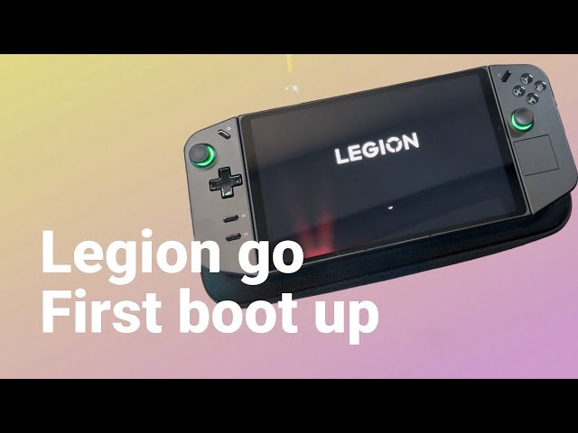 All new Lenovo legion go first start up and setup