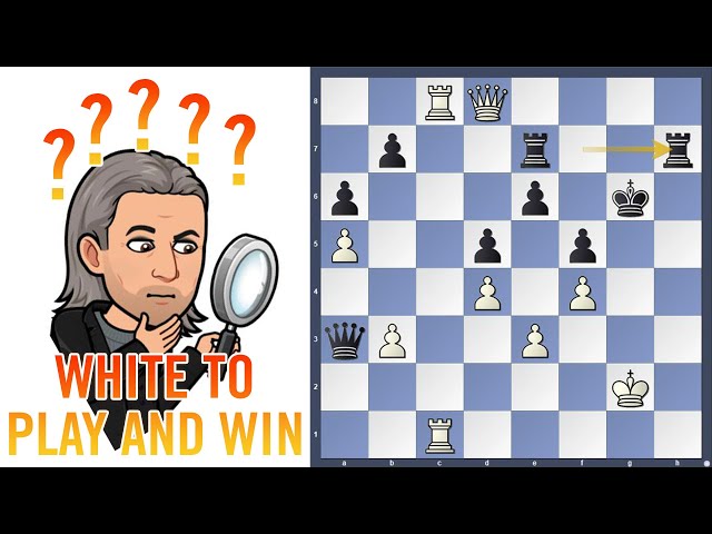 Find the Magnus Mate! Chess puzzle of the week - White to play and win #shorts