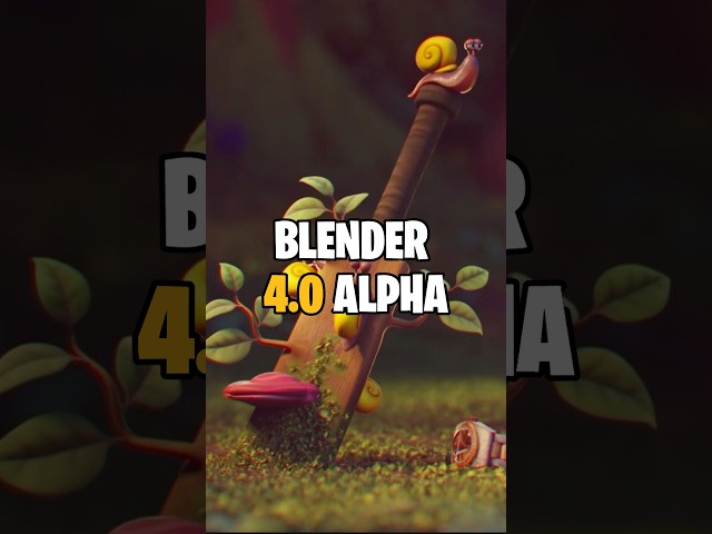 Blender 4.0 - Alpha is here with Features. #blender #b3d #blender3d