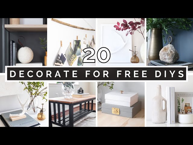 TOP 20 DIY TRASH TO TREASURE | DECORATE FOR FREE IN 2022