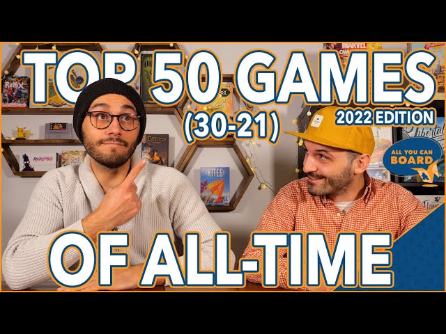 Top 50 BEST Board Games of All-Time | 2022 Edition | 30-21