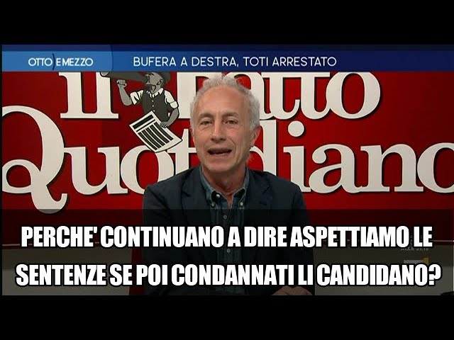 Arresto Toti, Confronto tra Marco Travaglio e Italo Bocchino demolito da  Bruti liberati.