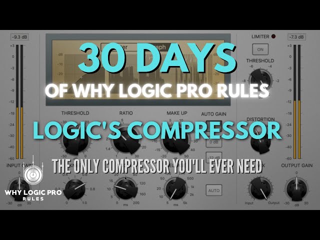 Logic Pro's Compressor - The Only Compressor You'll Ever Need